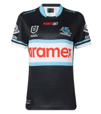 2024 Cronulla Sutherland Sharks Away Jersey - Ladies