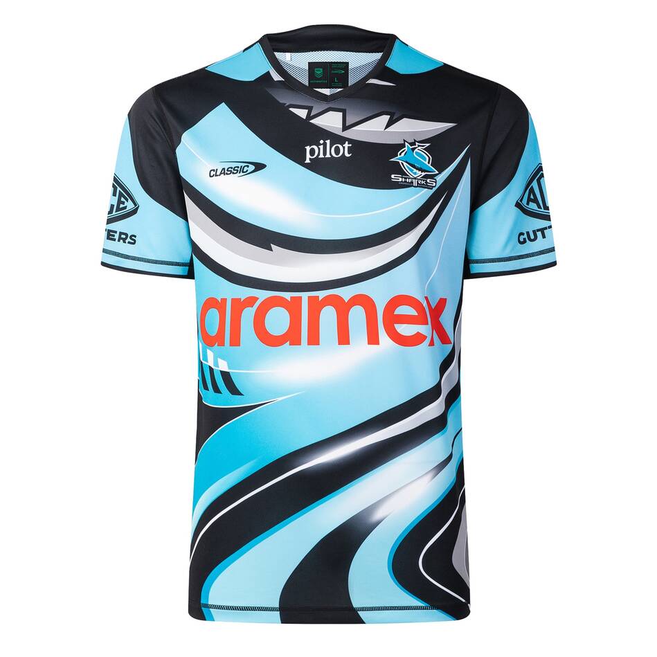 2026 Cronulla Sutherland Sharks Pro Warm Up Tee - Kids