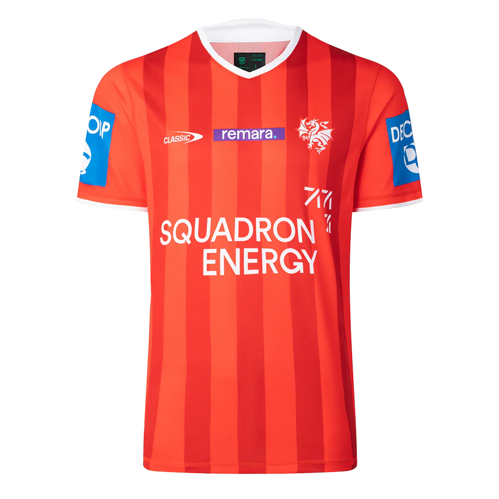 2026 St George Illawarra Dragons Pro Warm Up Tee - Mens