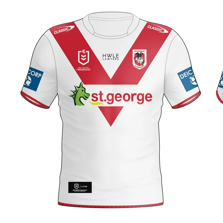 2024 St. George Illawarra Dragons Home Jersey - Kids