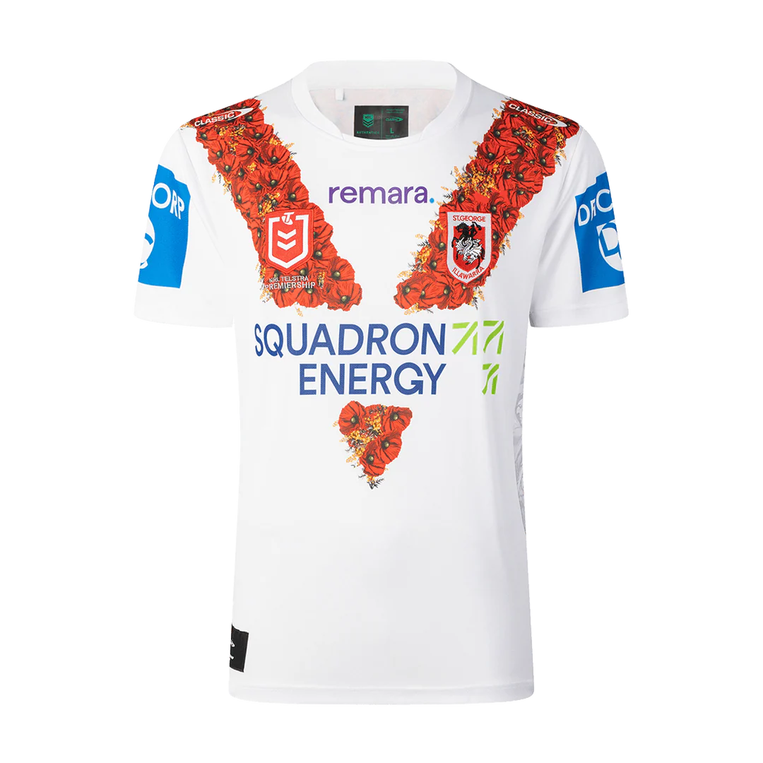 2026 St George Illawarra Dragons Anzac Jersey