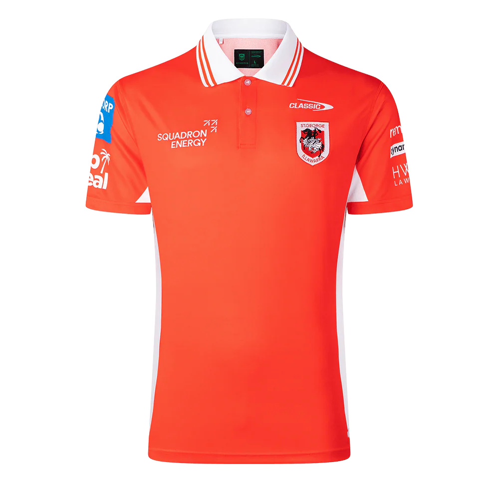 2026 St. George Illawarra Dragons Media Polo - Mens