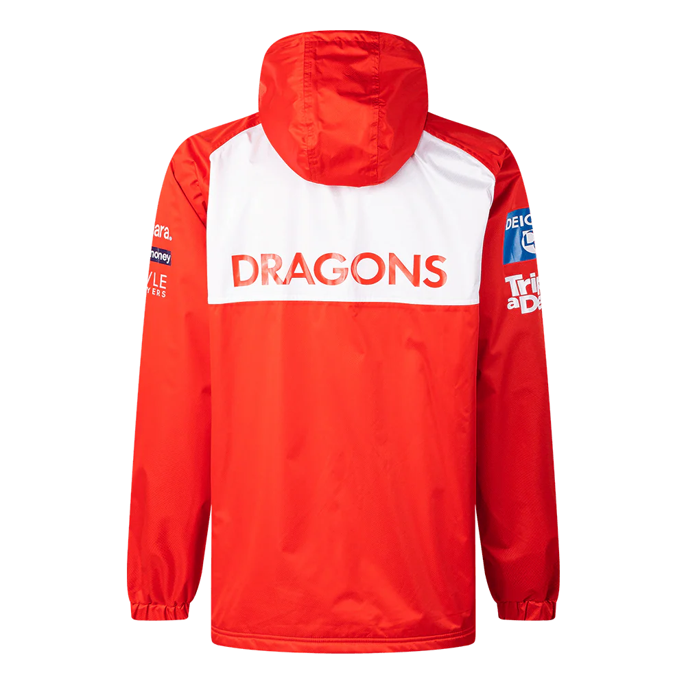 2026 St George Illawarra Dragons Wet Weather Jacket - Mens