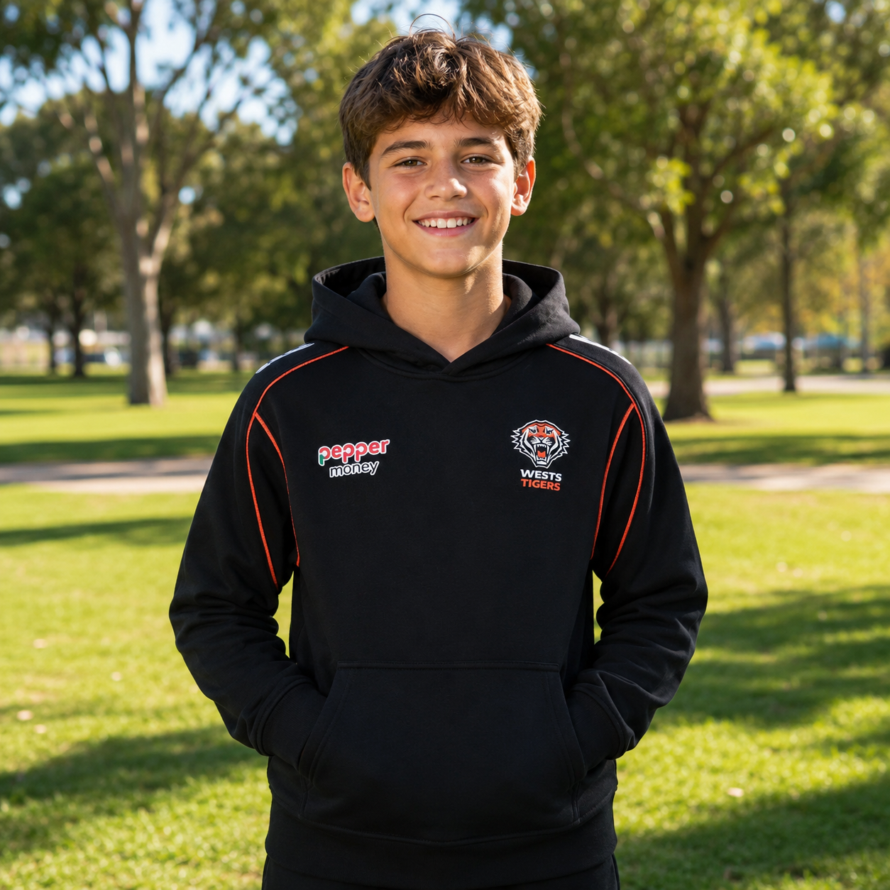 2026 Wests Tigers Players Hoodie - Kids