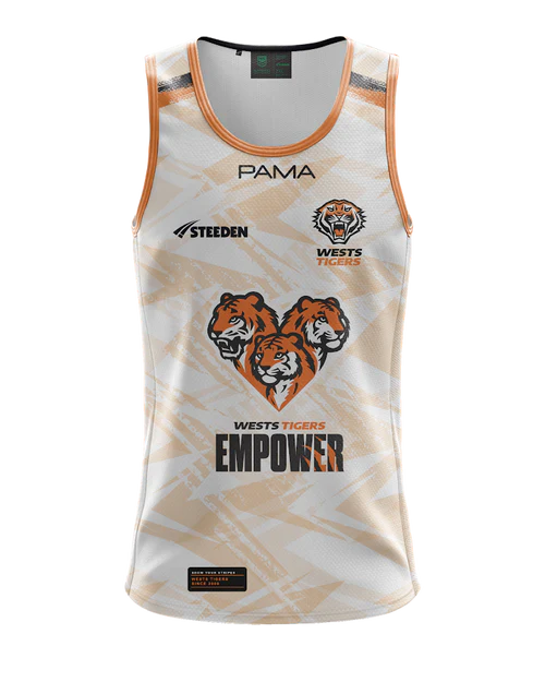 2025 West Tigers training singlet