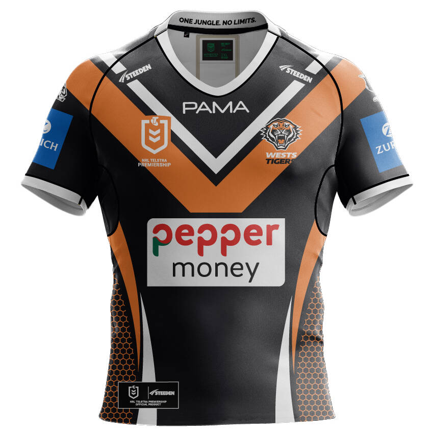 2025 Wests Tigers Home Jersey - Ladies