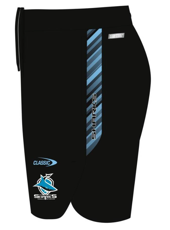 2024 Cronulla Sutherland Sharks Training Shorts - Kids