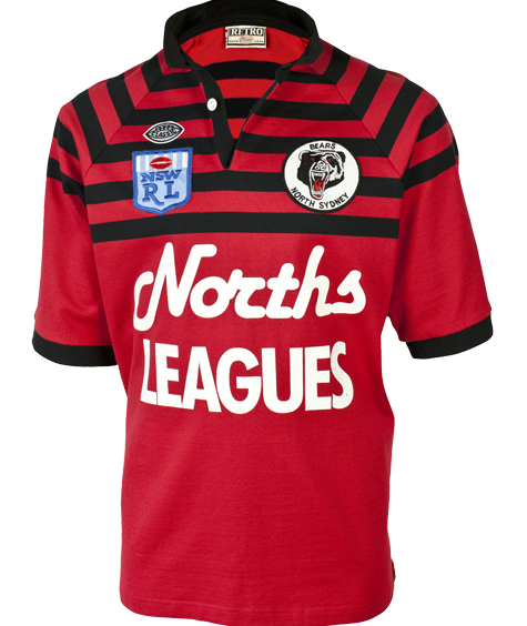 1991 North Sydney Bears Retro Jersey