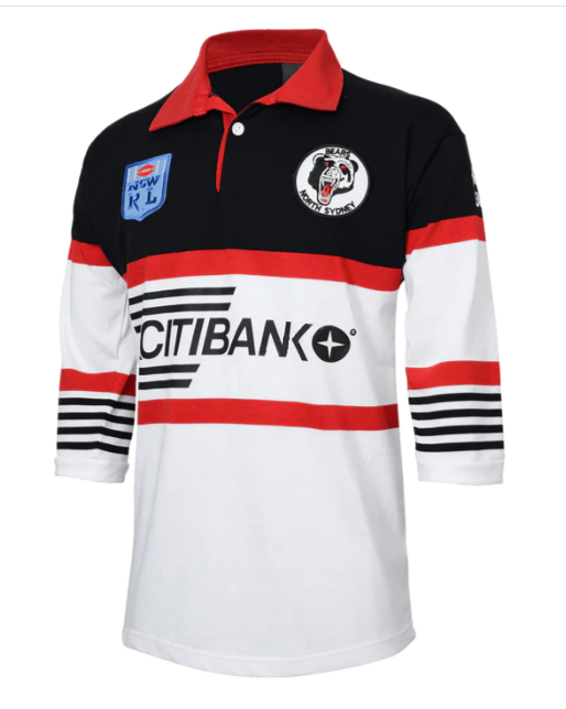 1992 North Sydney Bears Retro Jersey