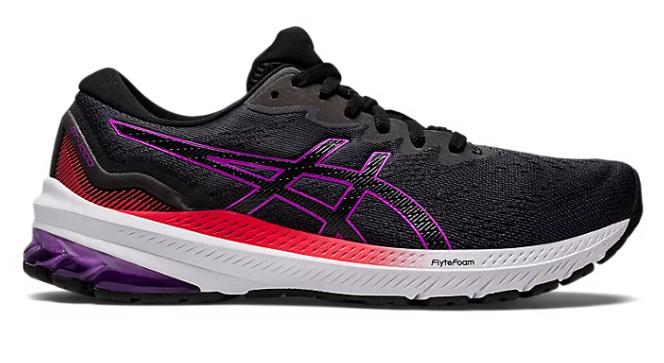 Asics GT-1000 11 (Black/Orange Purple) - Womens