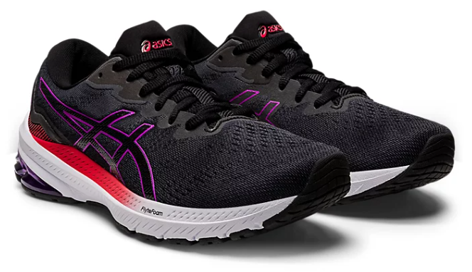 Asics GT-1000 11 (Black/Orange Purple) - Womens