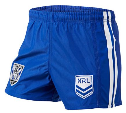NRL Bulldogs Supporter Shorts - Kids/Youth