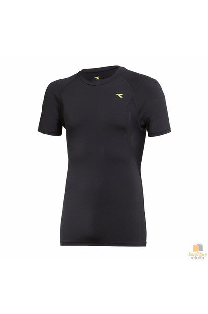 Diadora Junior Compression Tee Black