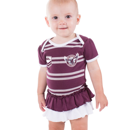 Manly Footy Suit - Girls