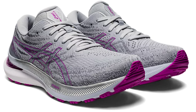 Asics Gel Kayano 29 (Grey/Pink) (D Wide) - Womens