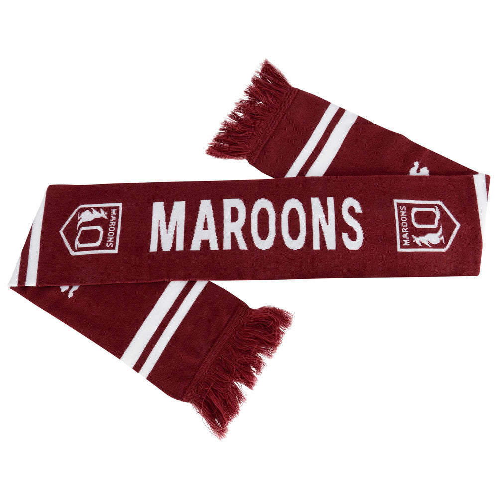 2024 QLD Maroons State of Origin - Scarf Burgundy