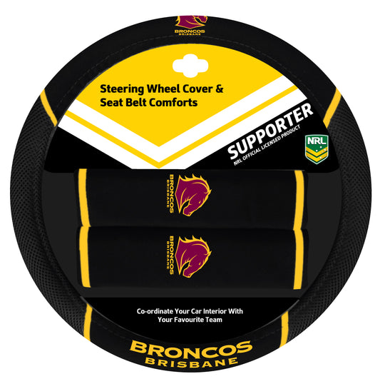 Broncos Steering Wheel Cover
