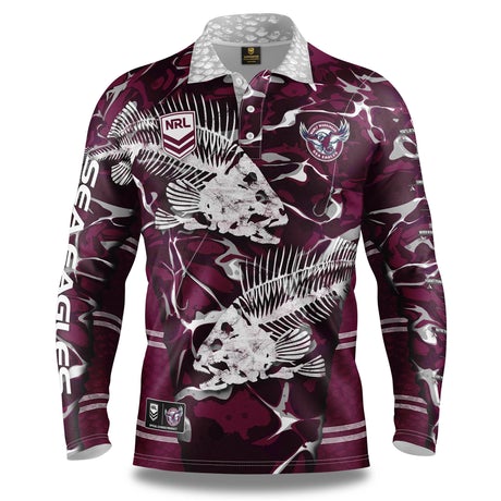 Sea Eagles "Skeletor" Fishing Shirt