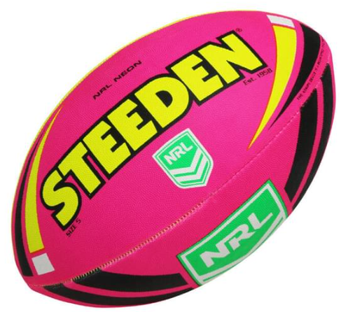 Steeden Neon Supporter Ball - Pink/Yellow
