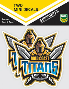 Gold Coast Titans Mini Decal