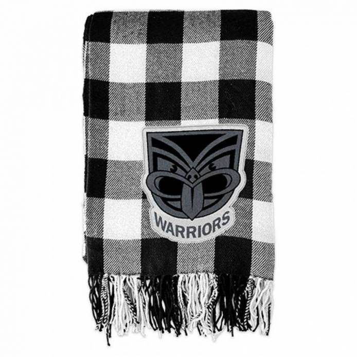 Warriors Tartan Throw Rug