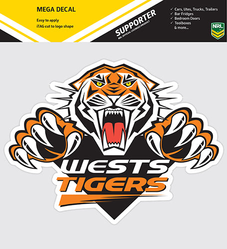 Wests Tigers Mega Sticker