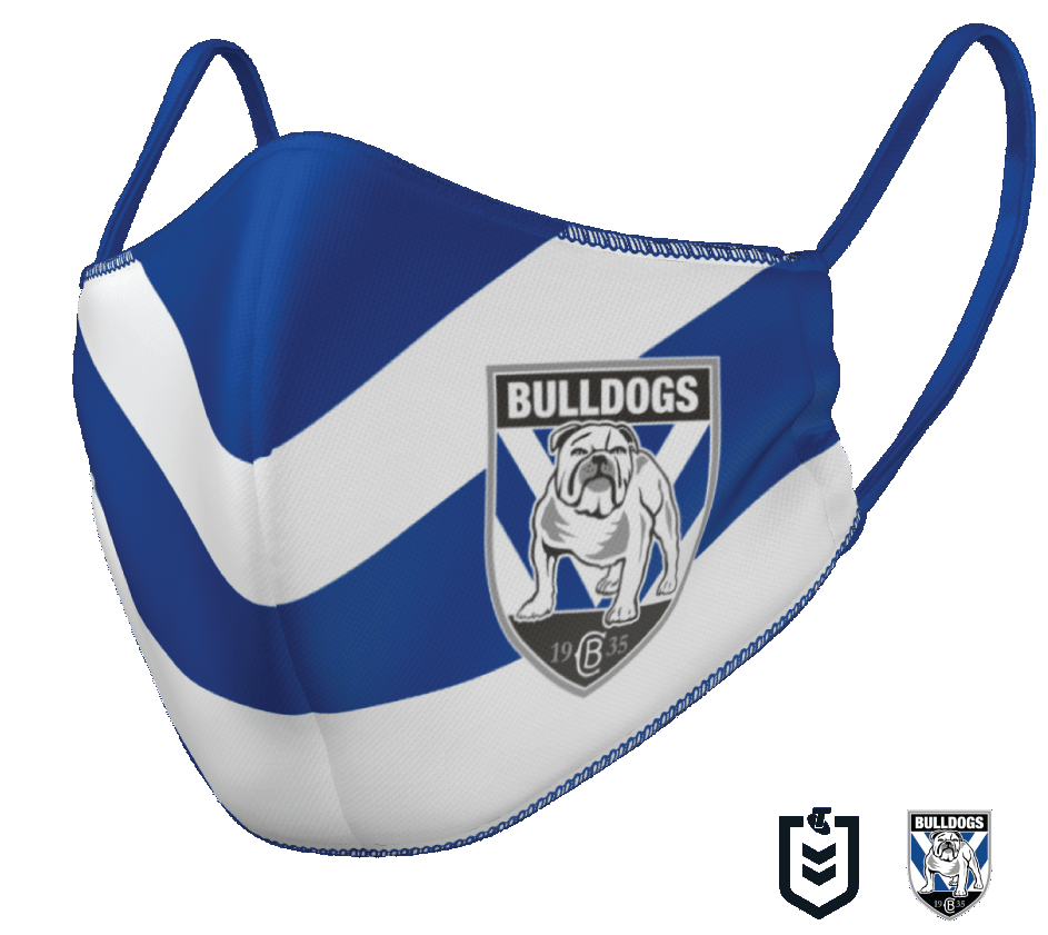 Bulldogs Face Mask - Reversible