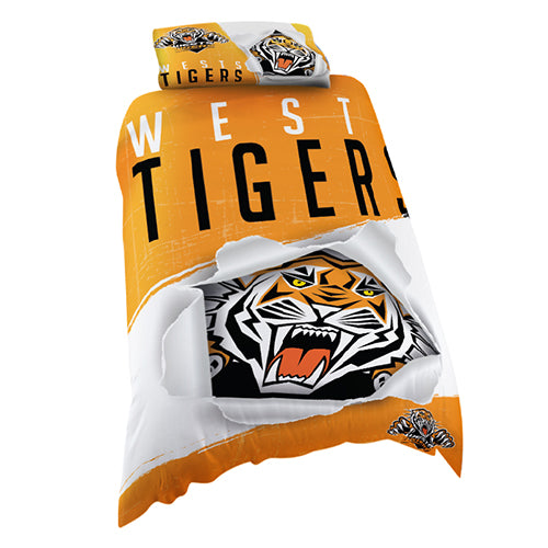 Wests Tigers Single Doona