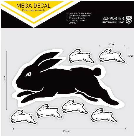 Rabbitohs Mega Sticker