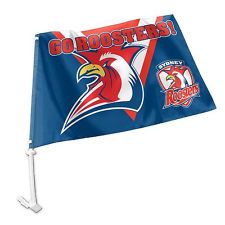 Roosters Car Flag