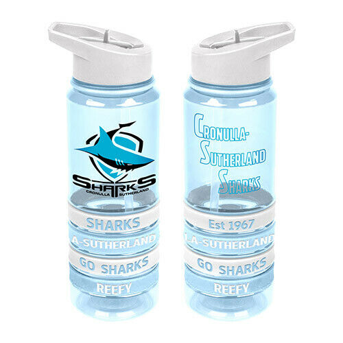 Sharks Drink Bottle w/ Wrist Bands