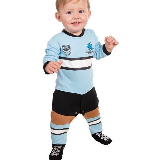 Sharks Footy Suit (Full Length)